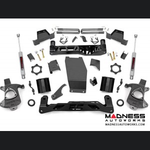 Chevy Silverado 1500 4WD Suspension Lift Kit w/ N3 Shocks - 7" Lift - Aluminum Stamped Steel